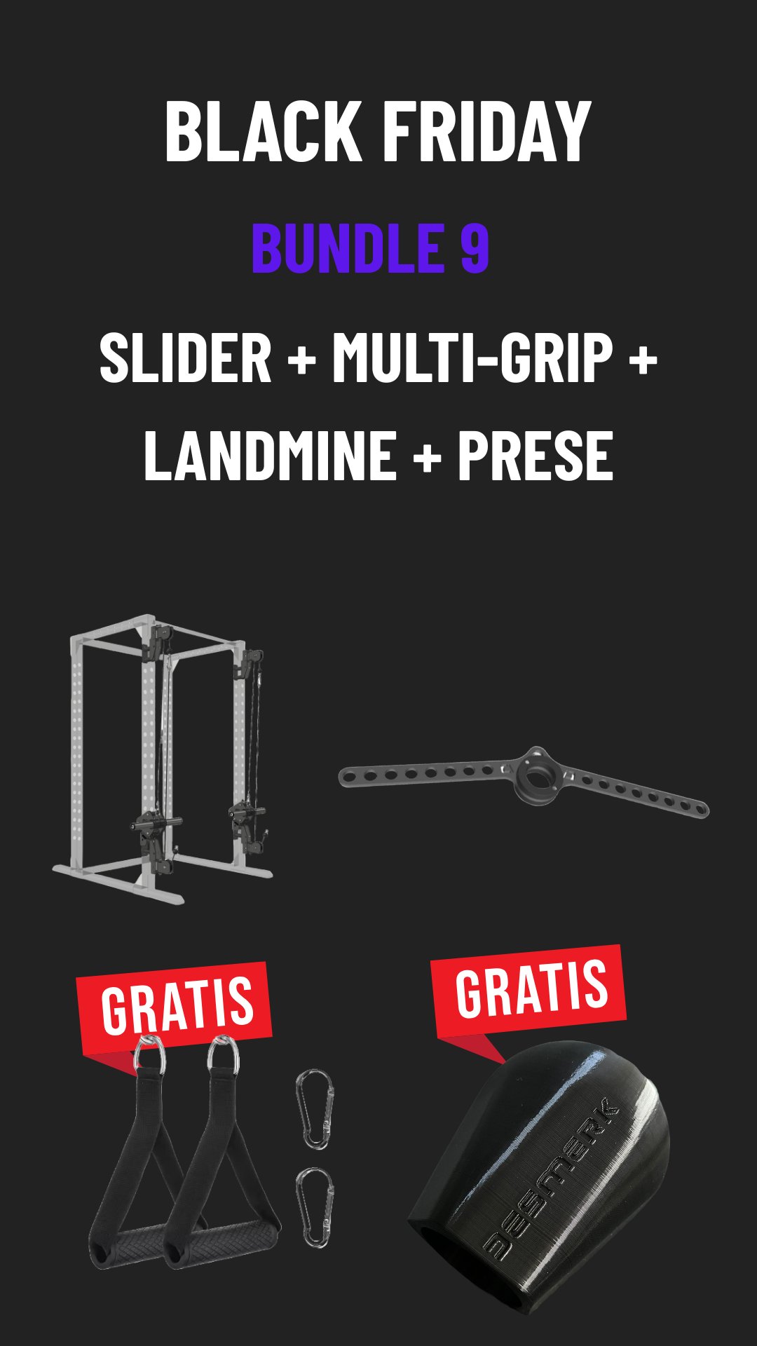 Multi-Grip + Landmine + Prese