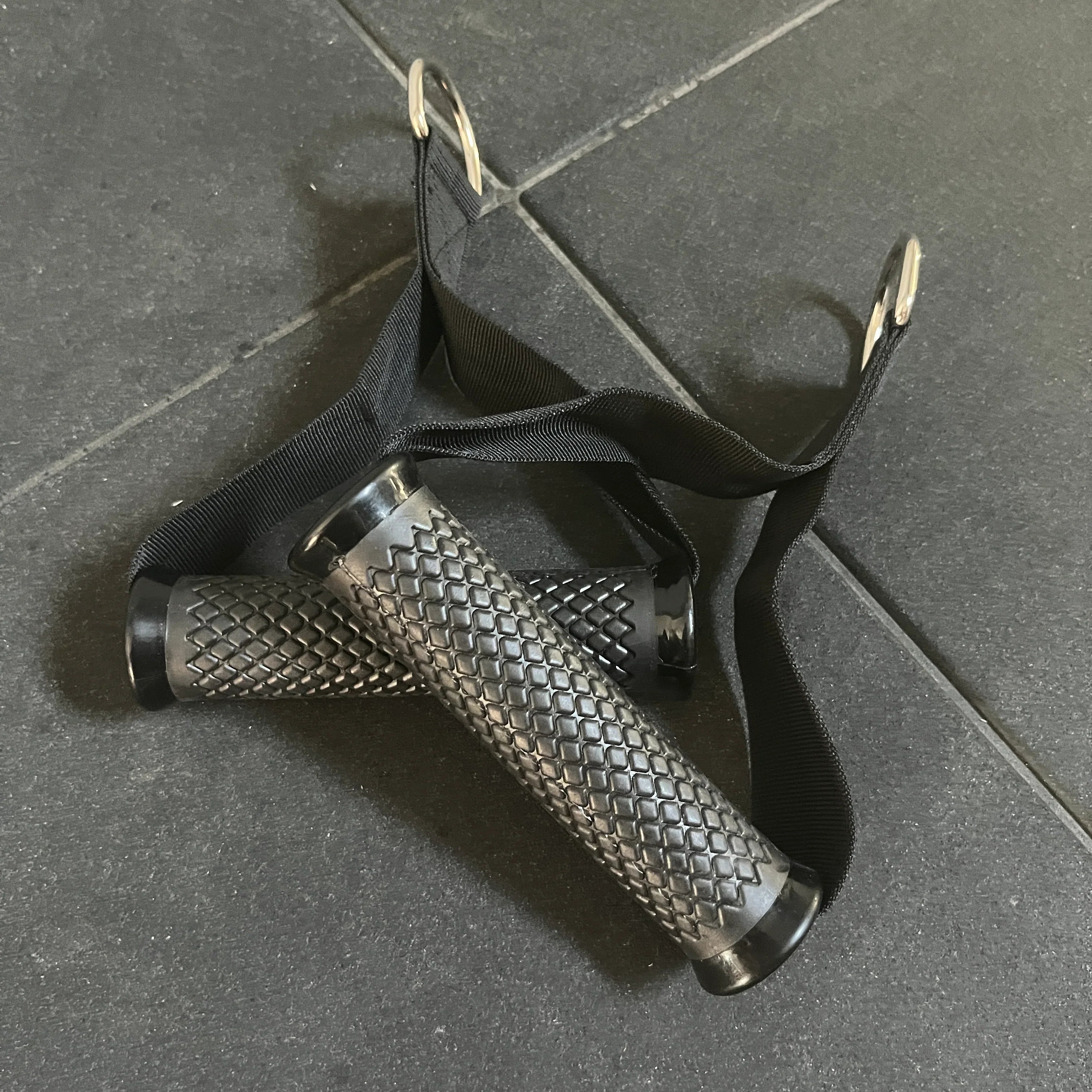 Maniglie Desmerk con moschettoni per sistema a cavo palestra