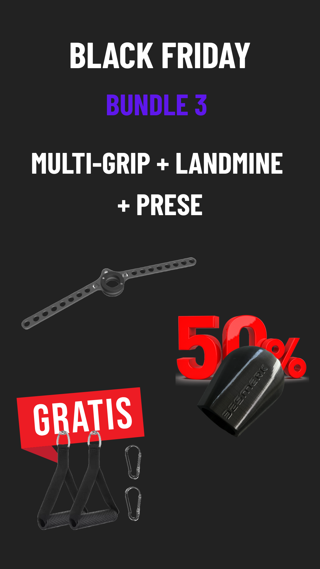 Multi-Grip + Landmine + Prese